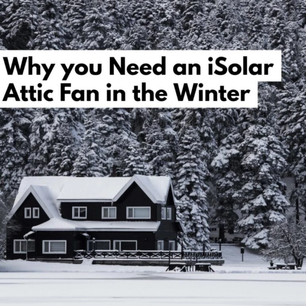 Protect your solar attic fan with a SNOWVENTCO cover