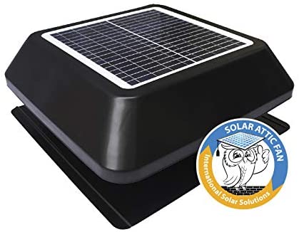 SOLAR ATTIC FAN - iSolar 18W-INT-S • 100% Solar Powered • 810 CFM • Ideal for a 1,000 sq. ft. area • Integrated all-in-one design • All Season Ventilation Benefit • Keeps Attics Cool • Prevents Moisture Causing Damage • Improves Home Comfort • Endorsed by HGTV’S Bryan Baeumler • by iSolar Solutions