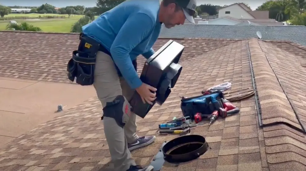A solar attic fan can keep roof repairs at bay